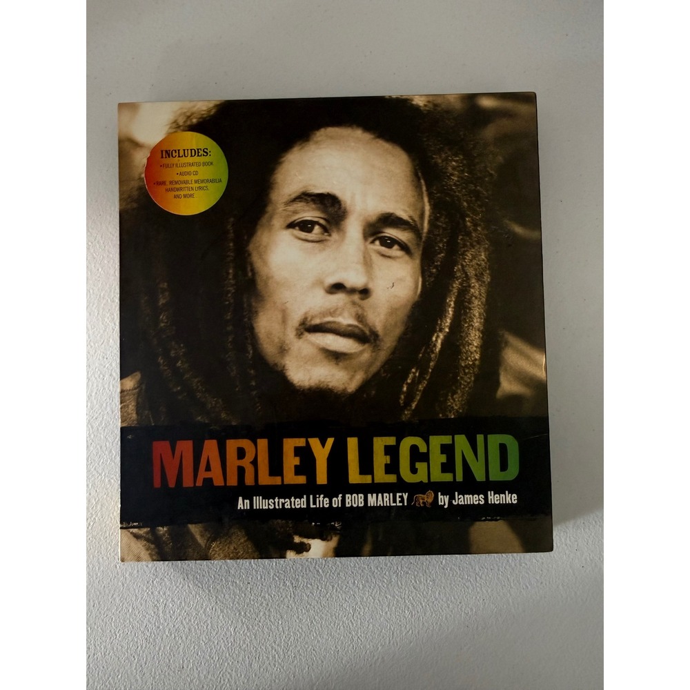 Marley Legend An Illustrated Life of Bob Marley James Henke Book CD Memorabilia